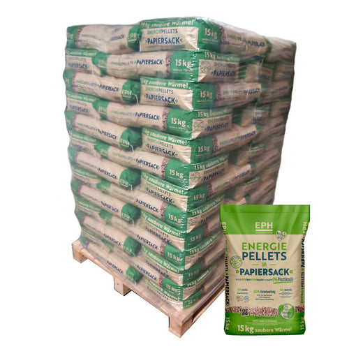 Holzpellets "EPH" 975 kg – 65 x 15 kg Palette