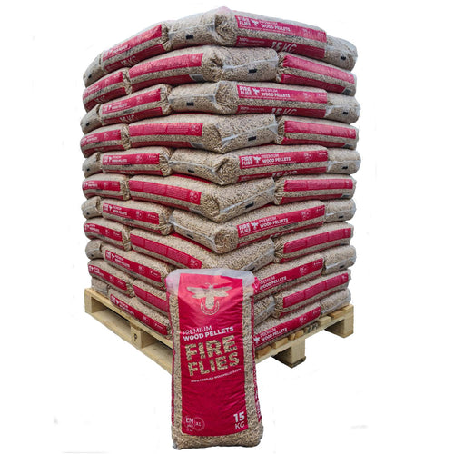 Holzpellets "Fireflies" 975 kg – 65 x 15 kg Palette