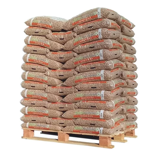 Holzpellets "Moulin Bois Énergie" 975 kg – 65 x 15 kg Palette
