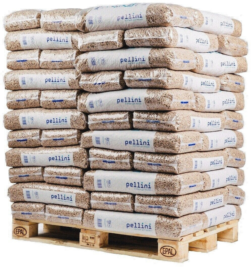Holzpellets "Pellini" 990 kg – 66 x 15 kg Palette