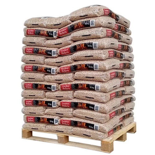 Holzpellets "Excellent Granulés" 975 kg – 65 x 15 kg Palette