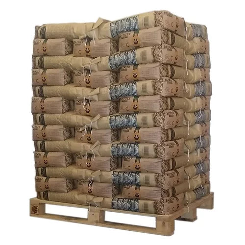 Holzpellets "Badger" 975 kg – 65 x 15 kg Palette